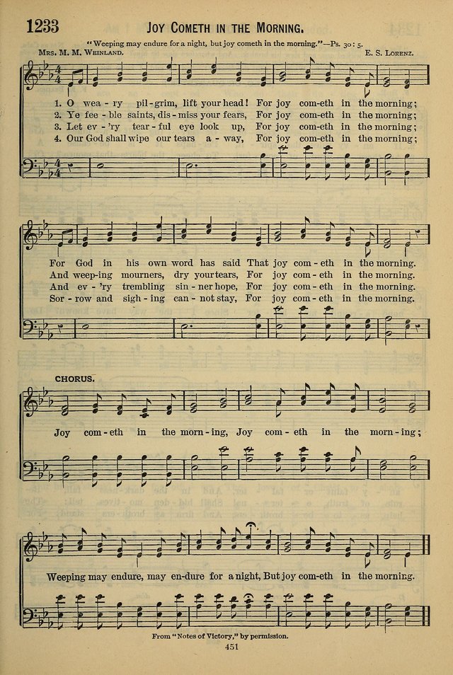 The Seventh-Day Adventist Hymn and Tune Book: for use in divine worship page 451