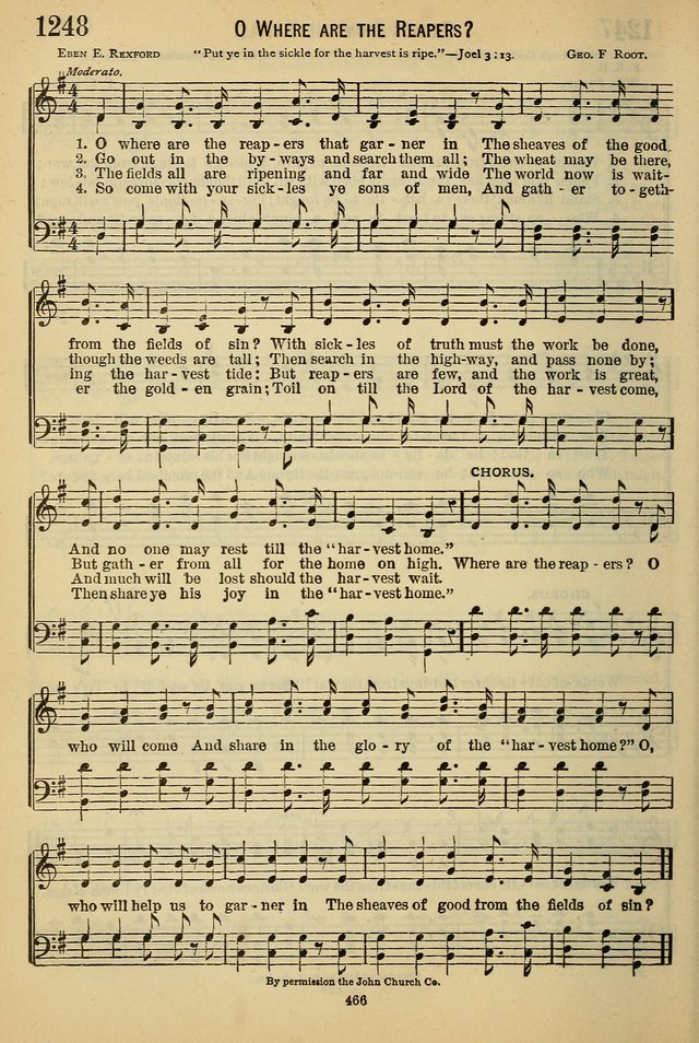 The Seventh-Day Adventist Hymn and Tune Book: for use in divine worship page 466