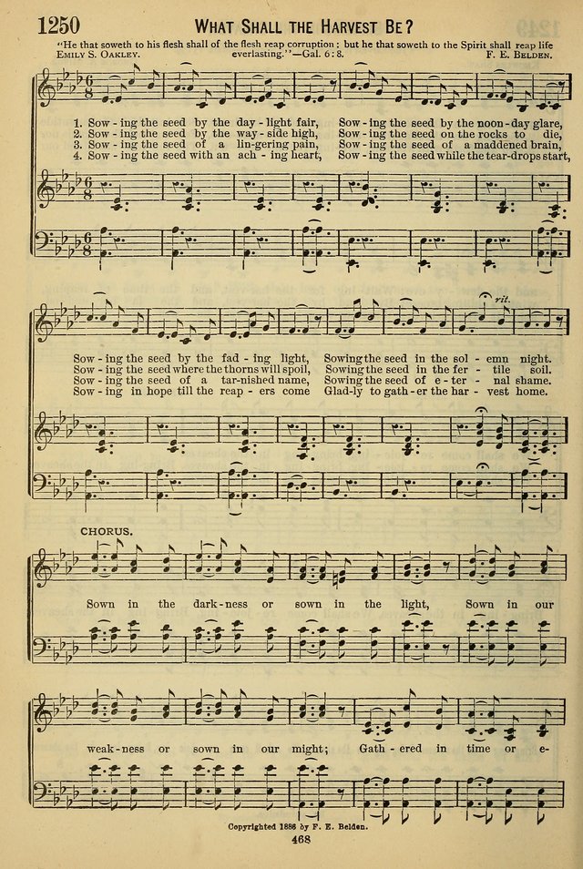 The Seventh-Day Adventist Hymn and Tune Book: for use in divine worship page 468