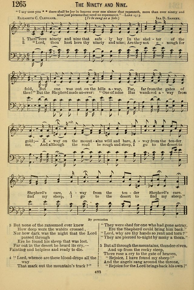 The Seventh-Day Adventist Hymn and Tune Book: for use in divine worship page 482