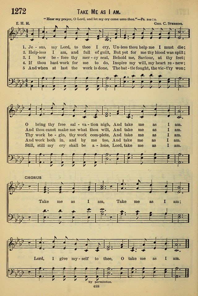 The Seventh-Day Adventist Hymn and Tune Book: for use in divine worship page 488