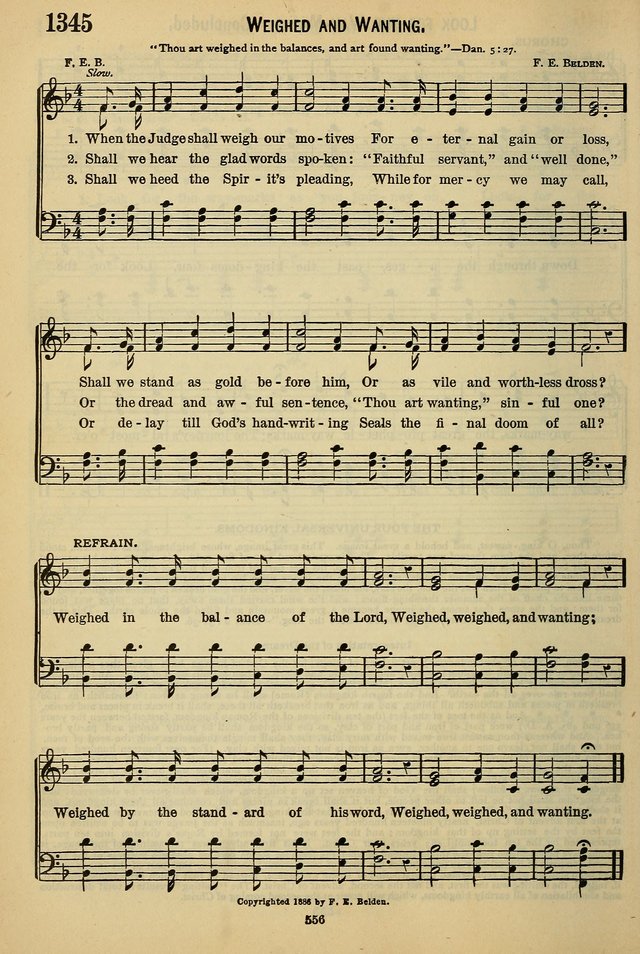 The Seventh-Day Adventist Hymn and Tune Book: for use in divine worship page 556