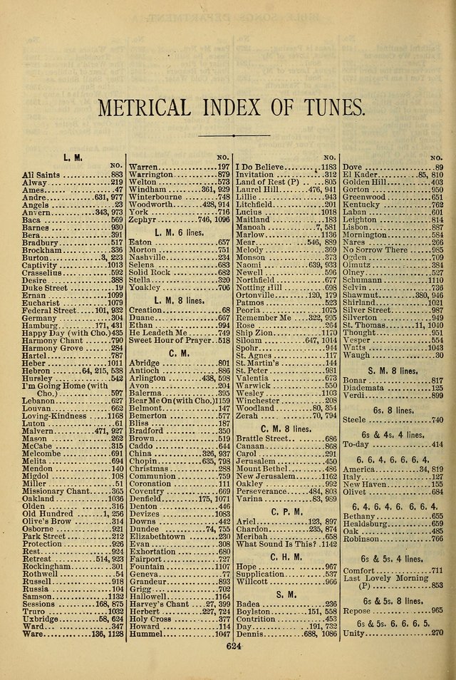 The Seventh-Day Adventist Hymn and Tune Book: for use in divine worship page 624