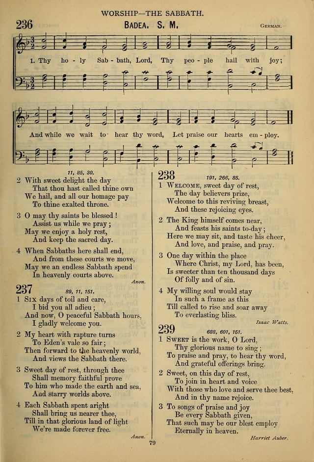 The Seventh-Day Adventist Hymn and Tune Book: for use in divine worship page 79