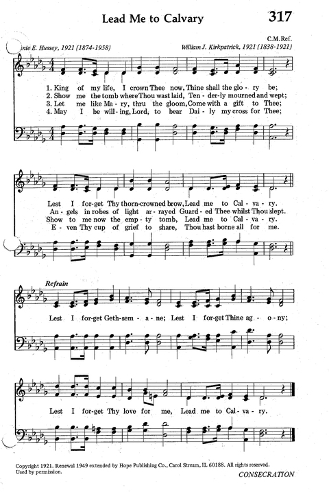 Seventh-day Adventist Hymnal page 308