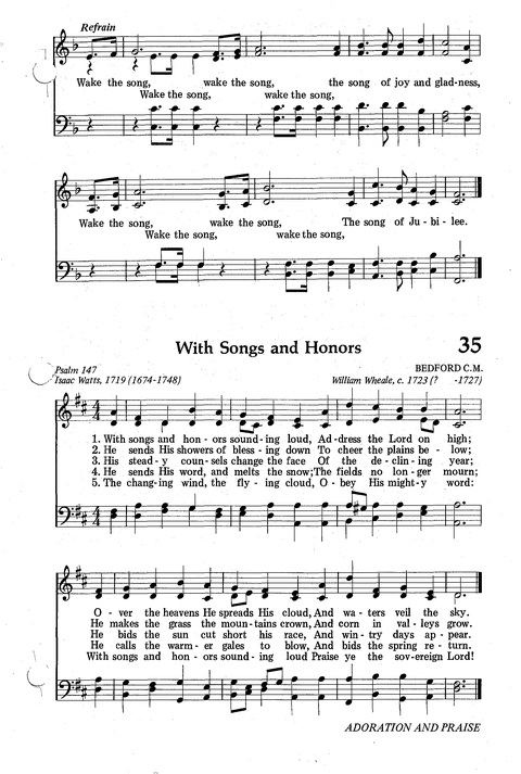 Seventh-day Adventist Hymnal page 35