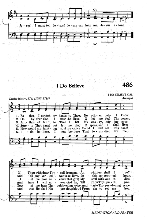 Seventh-day Adventist Hymnal page 474