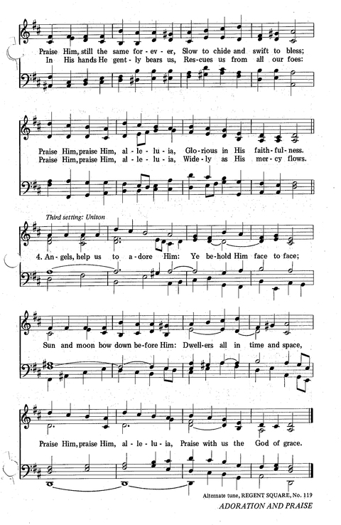 Seventh-day Adventist Hymnal page 5