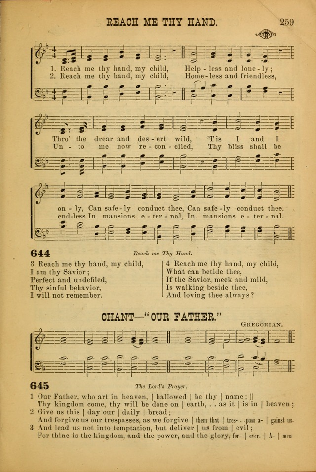 Songs of Devotion for Christian Assocations: a collection of psalms, hymns, spiritual songs, with music for chuch services, prayer and conference meetings, religious conventions, and family worship. page 259