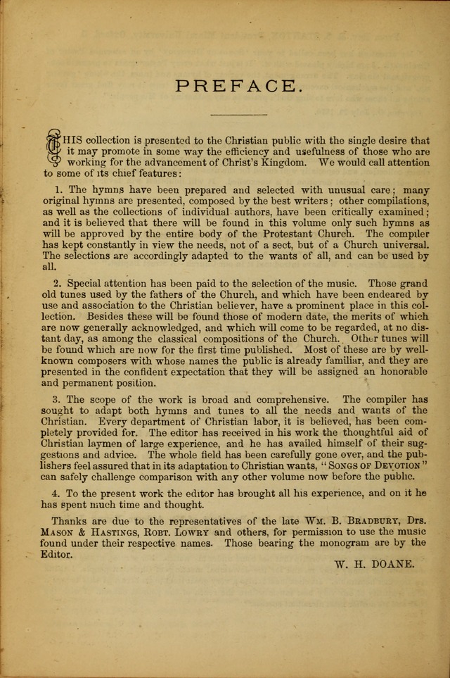 Songs of Devotion for Christian Assocations: a collection of psalms, hymns, spiritual songs, with music for chuch services, prayer and conference meetings, religious conventions, and family worship. page 4