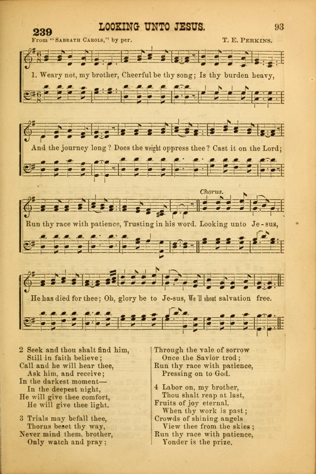 Songs of Devotion for Christian Assocations: a collection of psalms, hymns, spiritual songs, with music for chuch services, prayer and conference meetings, religious conventions, and family worship. page 93