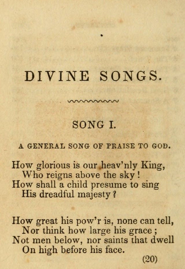 Songs, Divine and Moral page 20