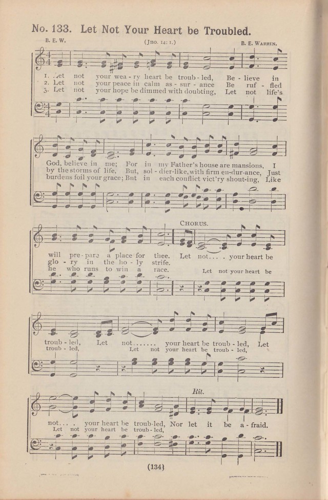 Salvation Echoes: a new collection of spiritual songs; hymning the tidings of full salvation page 134