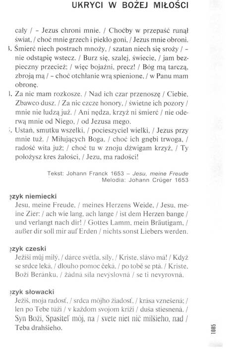 Śpiewnik Ewangelicki: Codzienna modlitwa, pieśń, medytacja, nabożeństwo page 1080