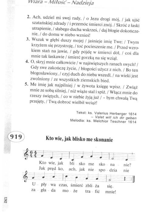 Śpiewnik Ewangelicki: Codzienna modlitwa, pieśń, medytacja, nabożeństwo page 1237