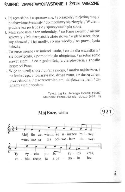 Śpiewnik Ewangelicki: Codzienna modlitwa, pieśń, medytacja, nabożeństwo page 1240