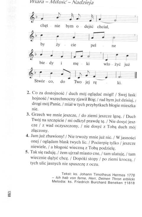 Śpiewnik Ewangelicki: Codzienna modlitwa, pieśń, medytacja, nabożeństwo page 1263