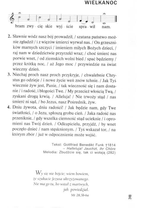 Śpiewnik Ewangelicki: Codzienna modlitwa, pieśń, medytacja, nabożeństwo page 243