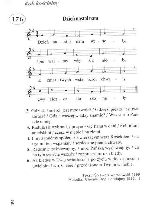 Śpiewnik Ewangelicki: Codzienna modlitwa, pieśń, medytacja, nabożeństwo page 252