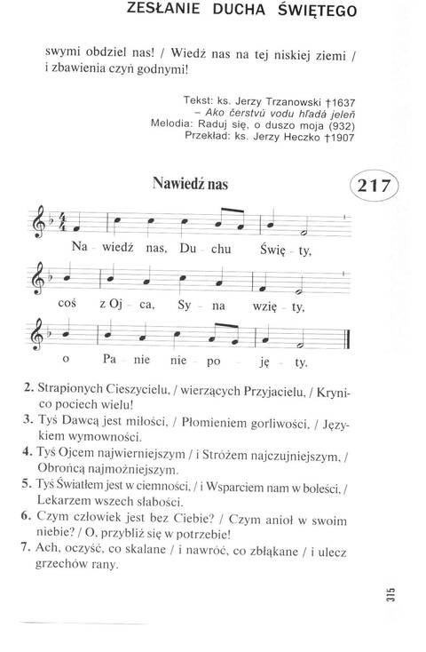 Śpiewnik Ewangelicki: Codzienna modlitwa, pieśń, medytacja, nabożeństwo page 309