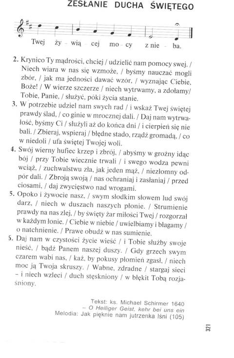 Śpiewnik Ewangelicki: Codzienna modlitwa, pieśń, medytacja, nabożeństwo page 315