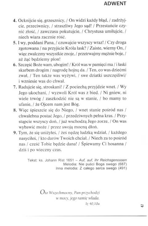 Śpiewnik Ewangelicki: Codzienna modlitwa, pieśń, medytacja, nabożeństwo page 41