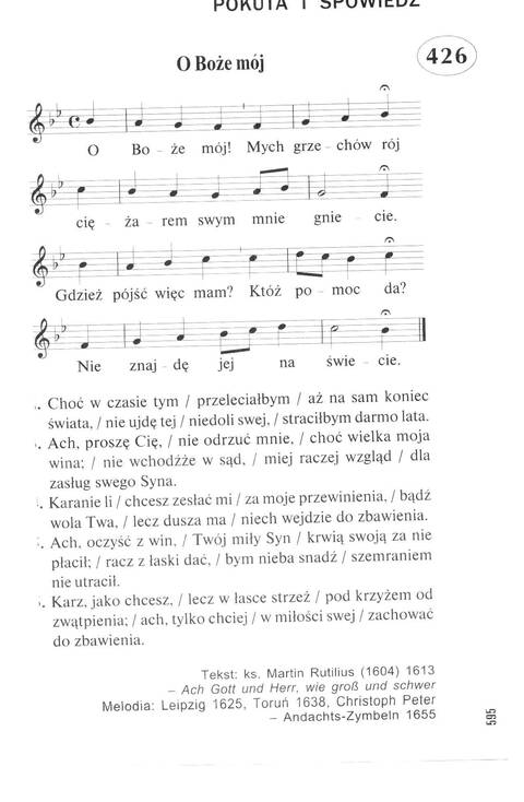 Śpiewnik Ewangelicki: Codzienna modlitwa, pieśń, medytacja, nabożeństwo page 588