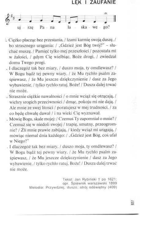 Śpiewnik Ewangelicki: Codzienna modlitwa, pieśń, medytacja, nabożeństwo page 920