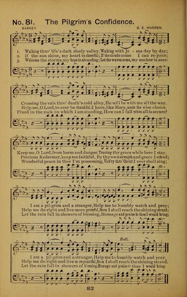 Songs of the Evening Light: for Sunday schools, missionary and revival meetings and gospel work in general page 82