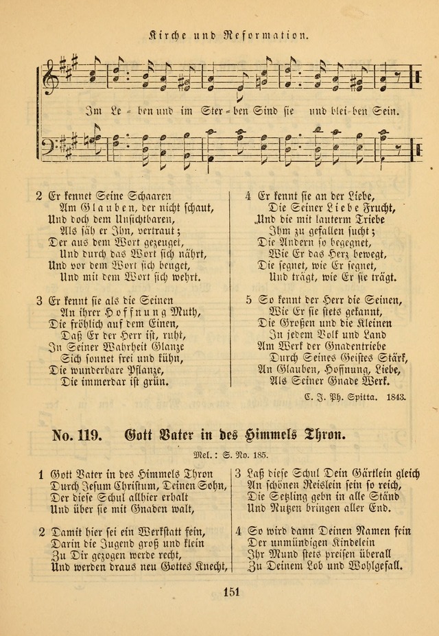 Sonntagschulbuch für Evangelisch-Lutherische Gemeinden page 151