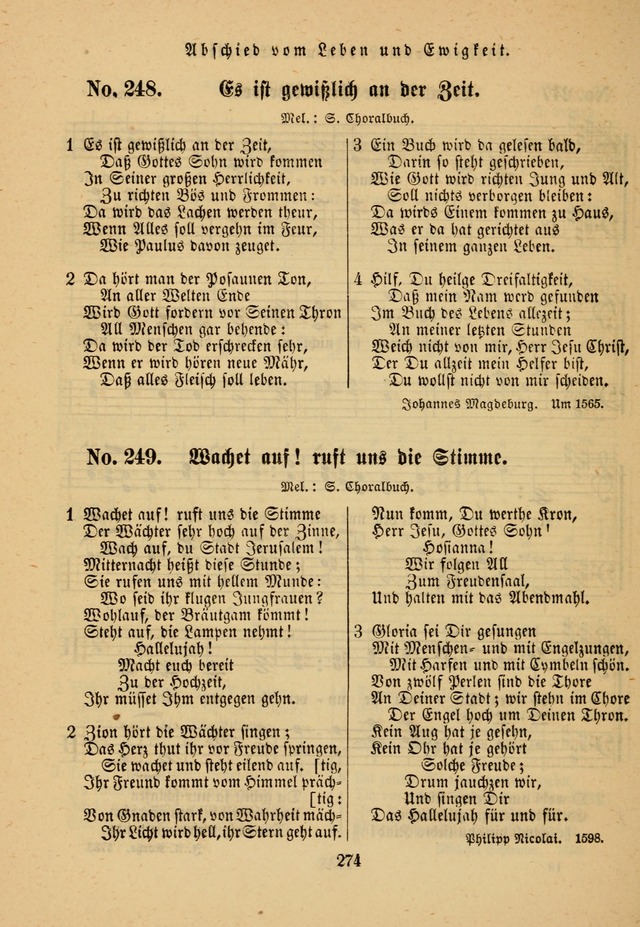 Sonntagschulbuch für Evangelisch-Lutherische Gemeinden page 274