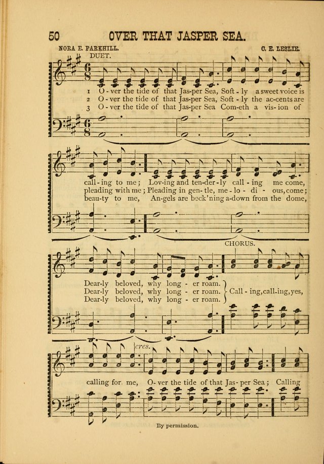 Silvery Echoes of Praise and Prayer: a collection of hymns and music, expecially adapted for children and youths in the primary and intermediate departments of the Sunday-school page 50