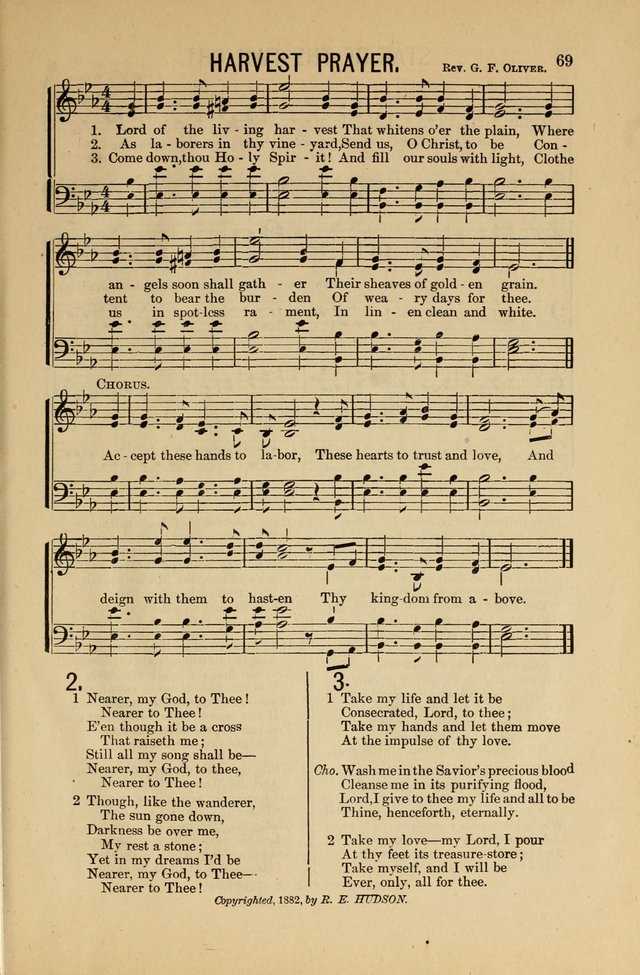 Salvation Echoes: for Sabbath School, Gospel, Prayer and Praise Meetings page 69