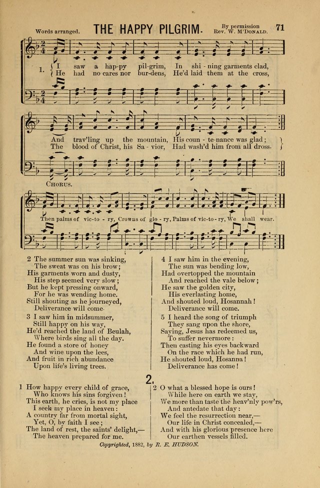 Salvation Echoes: for Sabbath School, Gospel, Prayer and Praise Meetings page 71