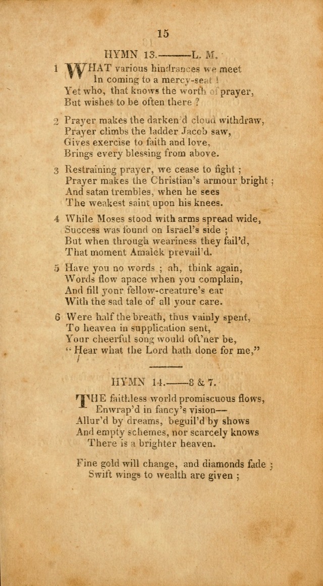 A Selection of Favorite Conference Hymns with Historical Sketches of Church History: through every century of the Christian Era page 15