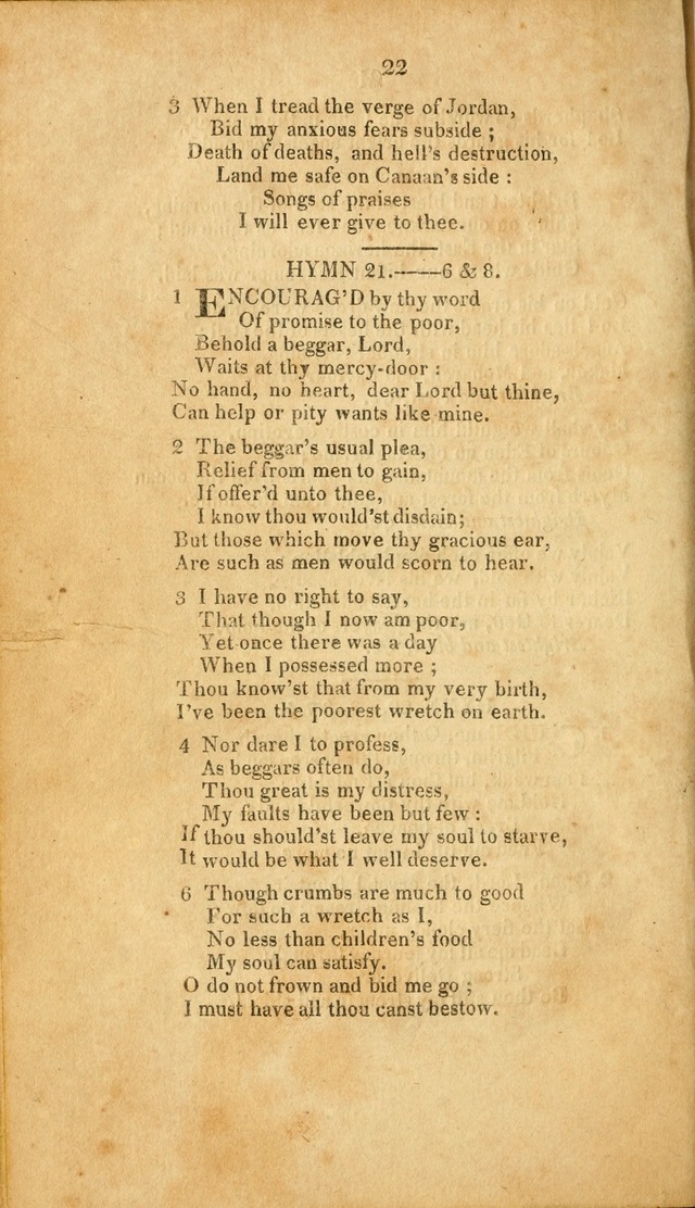 A Selection of Favorite Conference Hymns with Historical Sketches of Church History: through every century of the Christian Era page 22