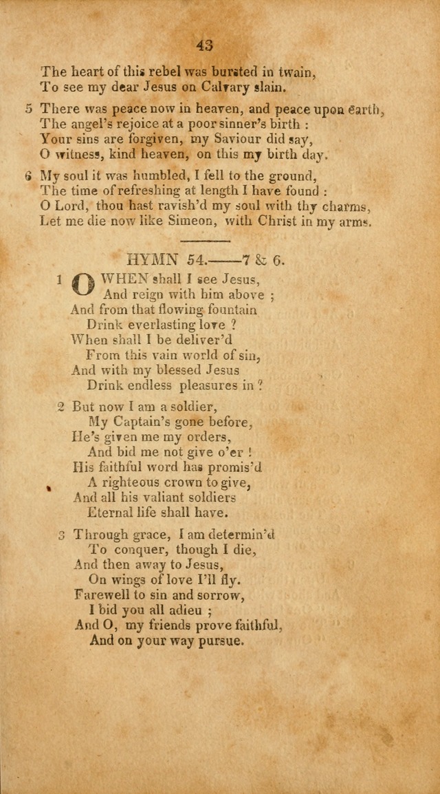 A Selection of Favorite Conference Hymns with Historical Sketches of Church History: through every century of the Christian Era page 43