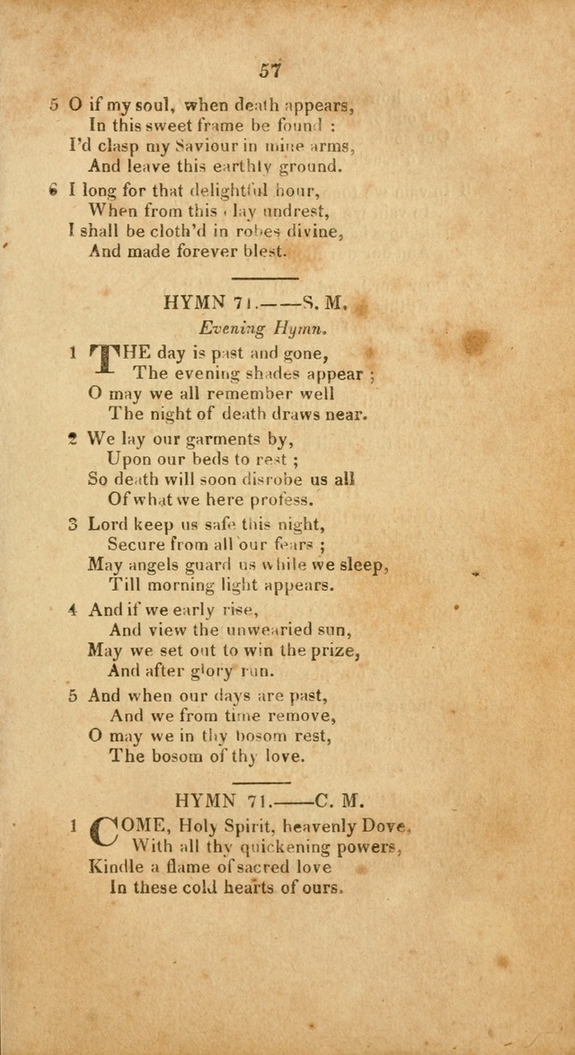 A Selection of Favorite Conference Hymns with Historical Sketches of Church History: through every century of the Christian Era page 57