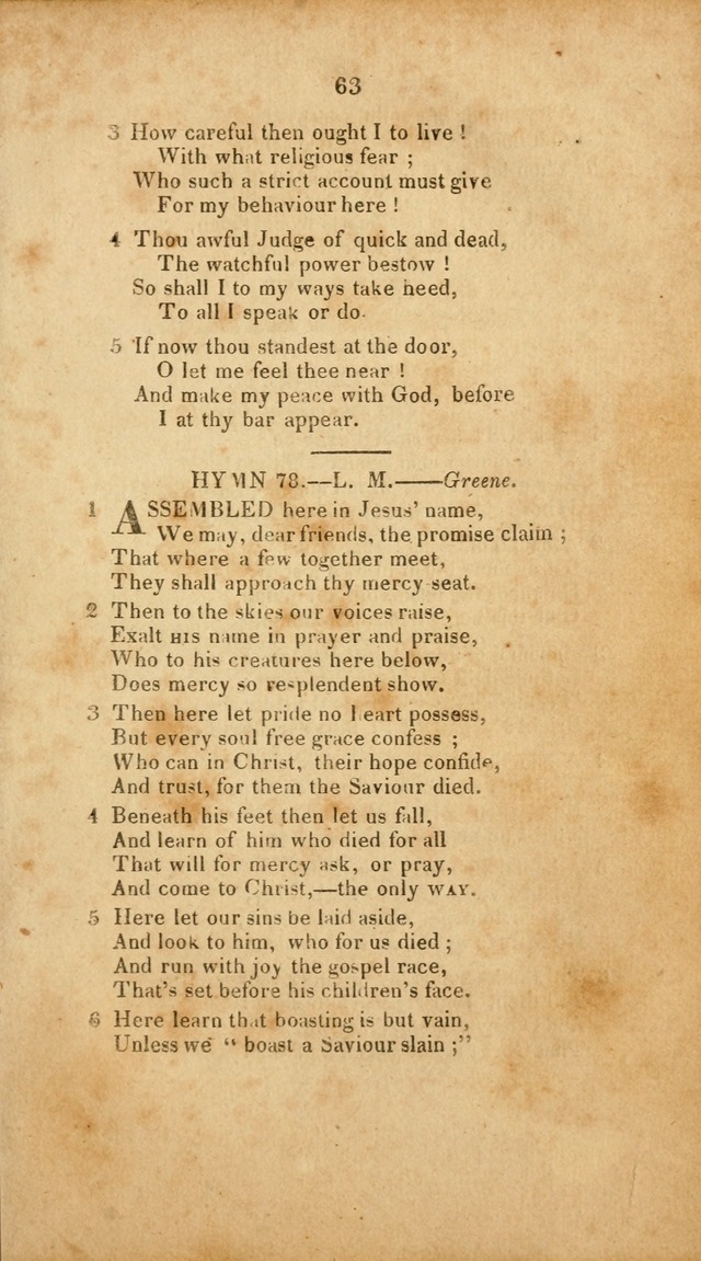 A Selection of Favorite Conference Hymns with Historical Sketches of Church History: through every century of the Christian Era page 63