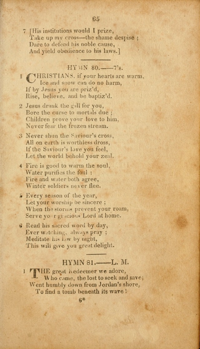 A Selection of Favorite Conference Hymns with Historical Sketches of Church History: through every century of the Christian Era page 65