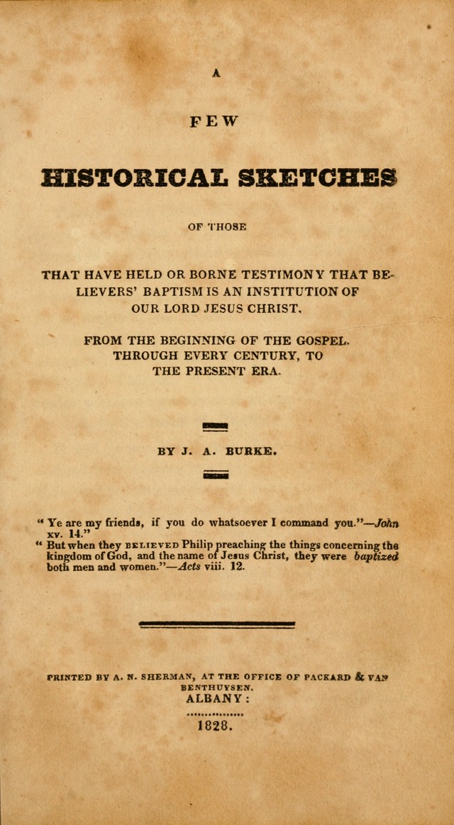 A Selection of Favorite Conference Hymns with Historical Sketches of Church History: through every century of the Christian Era page 73