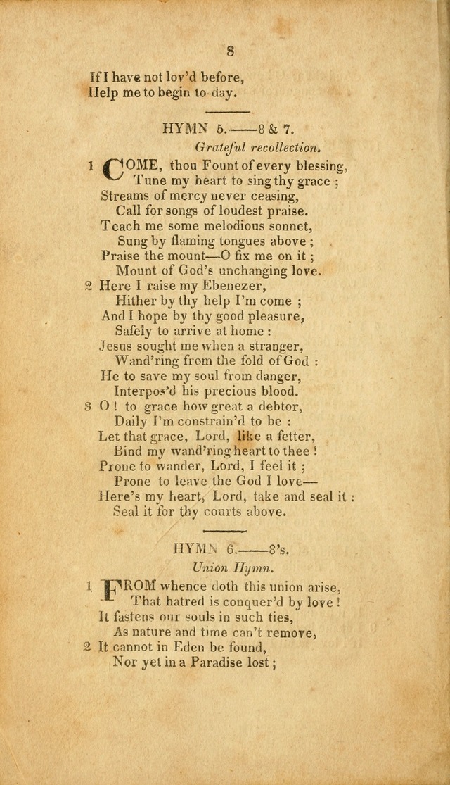 A Selection of Favorite Conference Hymns with Historical Sketches of Church History: through every century of the Christian Era page 8