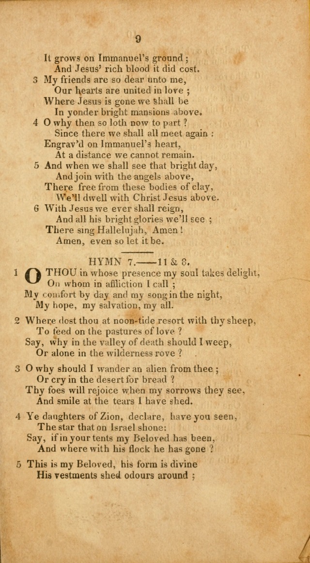 A Selection of Favorite Conference Hymns with Historical Sketches of Church History: through every century of the Christian Era page 9