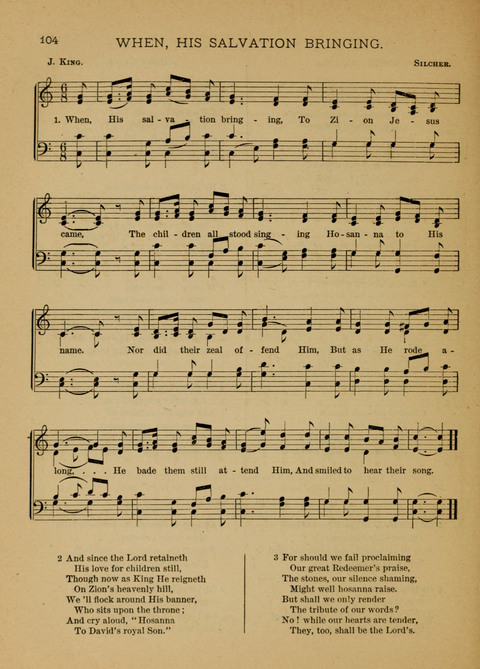 Songs of Faith, Hope, and Love: for Sunday Schools and devotional meetings page 104