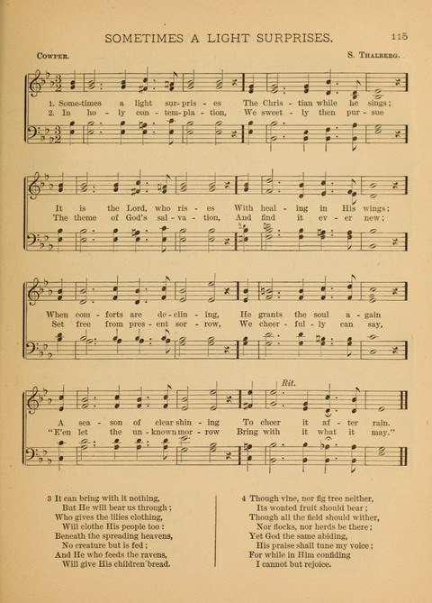 Songs of Faith, Hope, and Love: for Sunday Schools and devotional meetings page 115