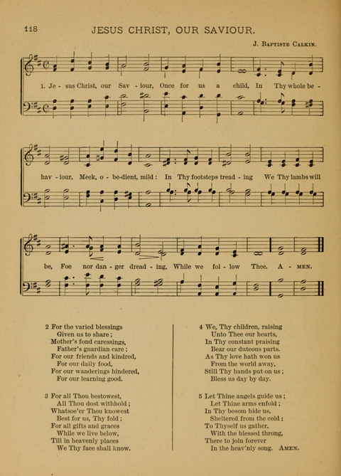 Songs of Faith, Hope, and Love: for Sunday Schools and devotional meetings page 118