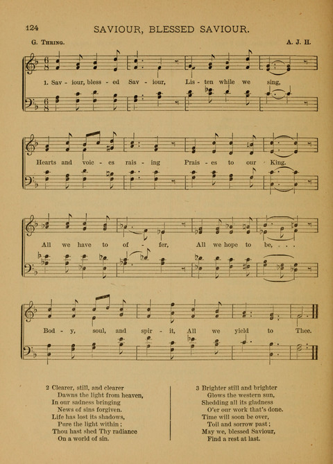 Songs of Faith, Hope, and Love: for Sunday Schools and devotional meetings page 124