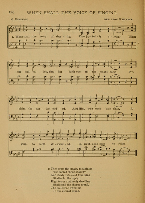 Songs of Faith, Hope, and Love: for Sunday Schools and devotional meetings page 126