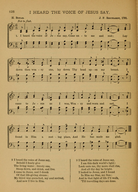 Songs of Faith, Hope, and Love: for Sunday Schools and devotional meetings page 128