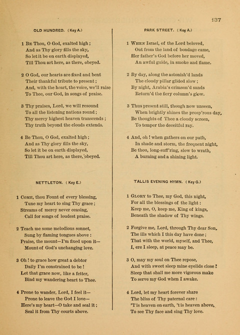 Songs of Faith, Hope, and Love: for Sunday Schools and devotional meetings page 137